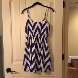 EVERLY chevron dress